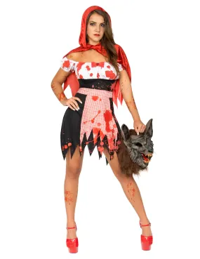 Petit chaperon rouge zombie femme : Deguise-toi, achat de Déguisements adultes